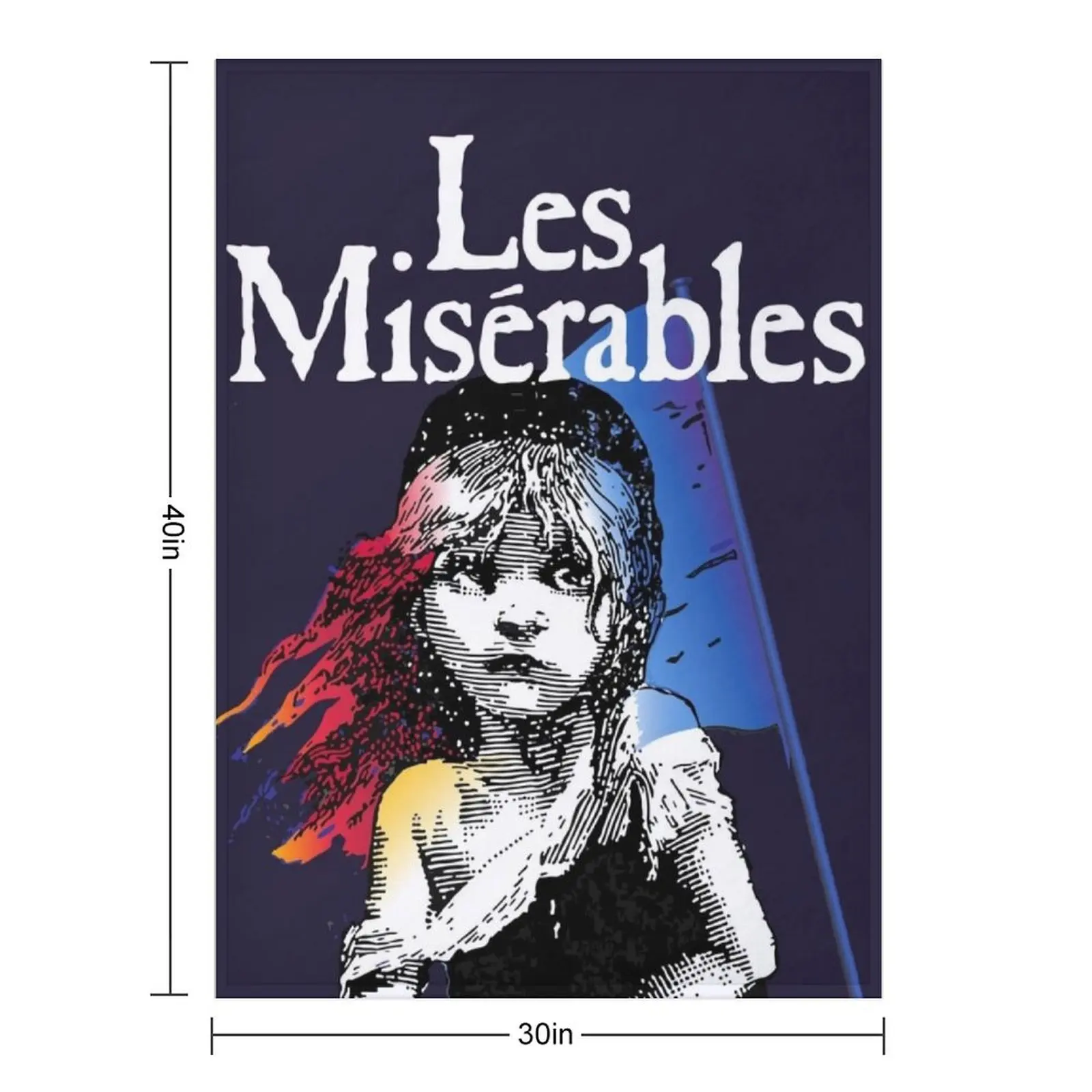 LES MISéRABLES رمي بطانية سرير للطفل بطانيات رمي مزخرفة لبطانيات الأرائك
