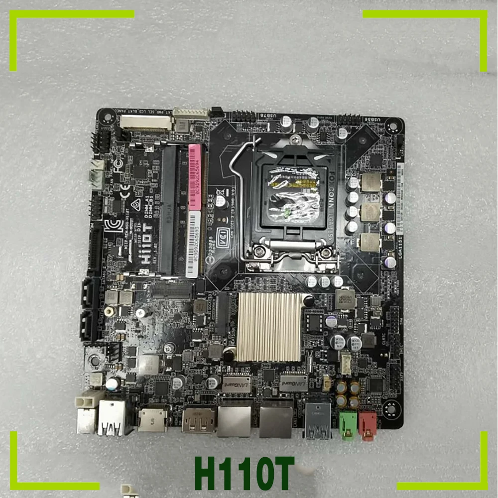 For Asus Ultra-thin Mini ITX Industrial Control Motherboard  H110T