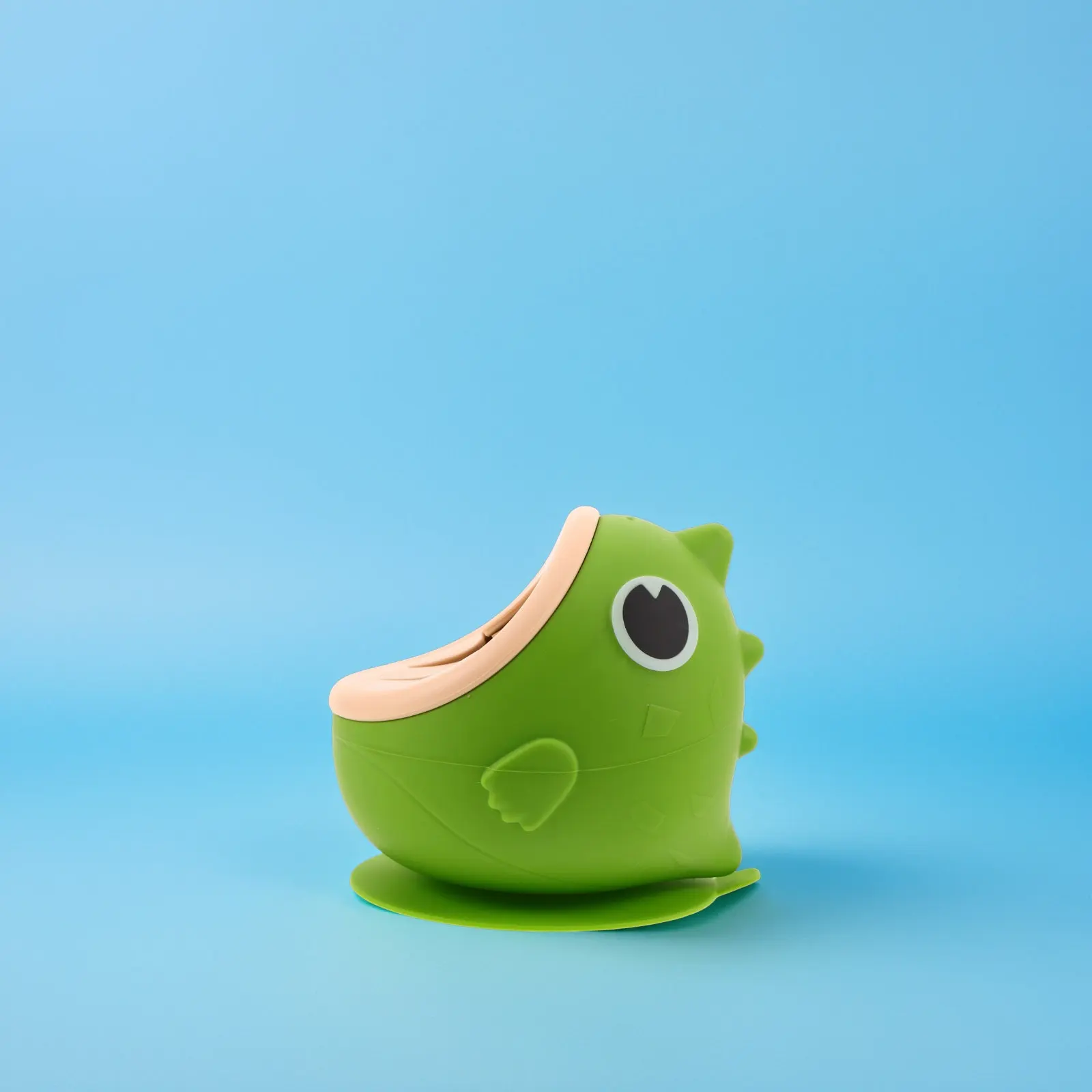 

Силиконовая детская тарелка для закусок в виде динозавра с мультяшным дизайном, с присоской, небьющаяся, легко моется, посуда для кормления детей и младенцев