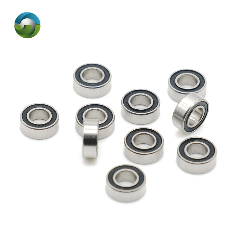 MR84RS Bearing 10PCS 4x8x3 mm ABEC-7 Hobby Electric RC Car Truck MR84 RS 2RS Ball Bearings MR84-2RS Blue Sealed