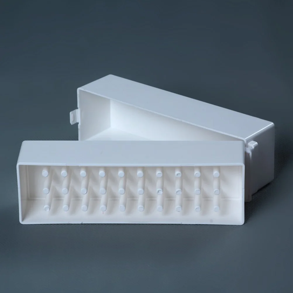 2 قطعة مسمار لقمة ثقب صندوق منظم 30-فتحة حقيبة للتخزين للأظافر مسمار الفن لوازم مانيكير أداة عرض حامل