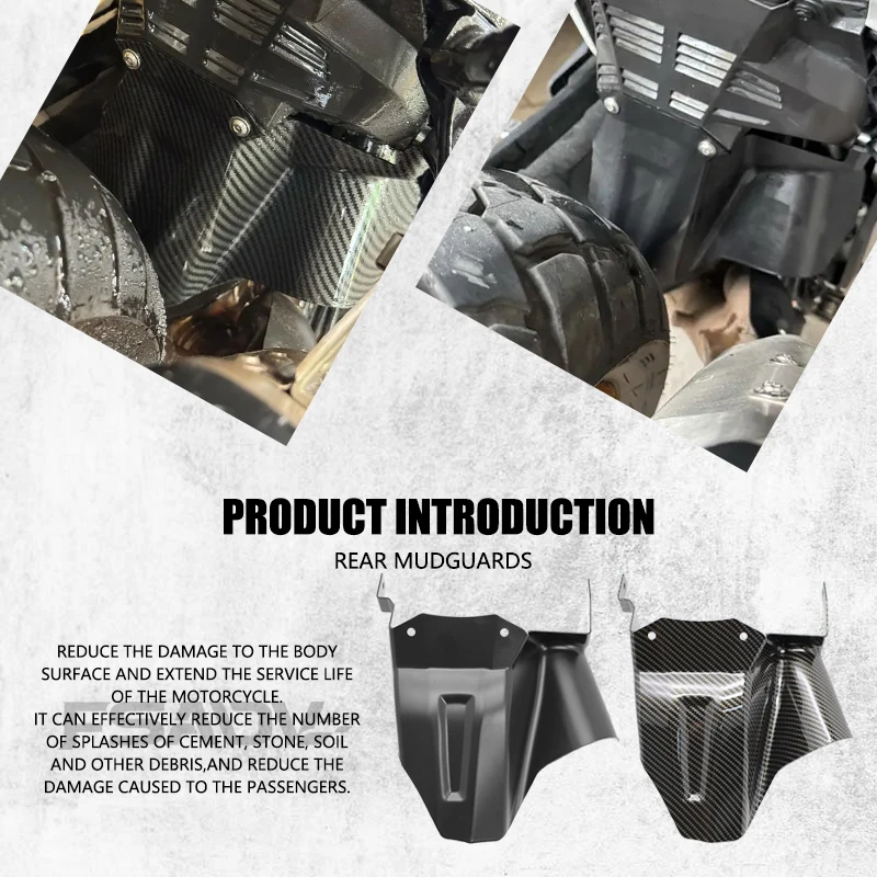 R1300GS ADV Motorcycle Extension Fender Hugger Rear Wheel Mudguards Splash Guard Cover For BMW R1300 GS Adventure 2024 2025 2026