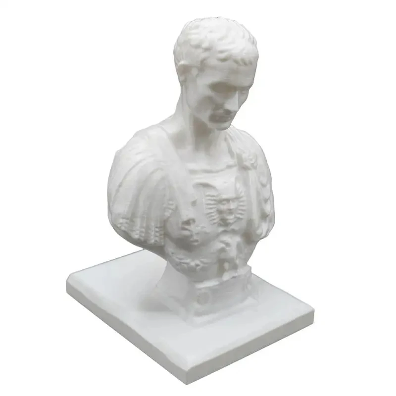 Creative Figure Shape Julius Caesar Desk Pen Insert Storage Ornaments Office Decoration Holder Gift Stationery Teacher Gifts