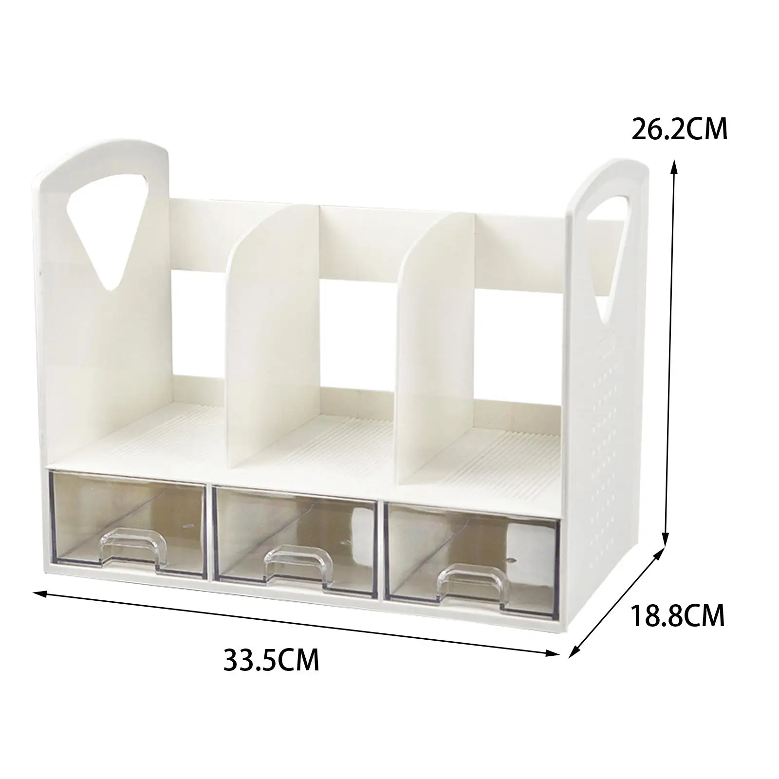 Imagem -06 - Office Desk Storage Rack Organizer Home Multiuse Salvar Work Desk Supplies Estante Vertical Estante de Bancada