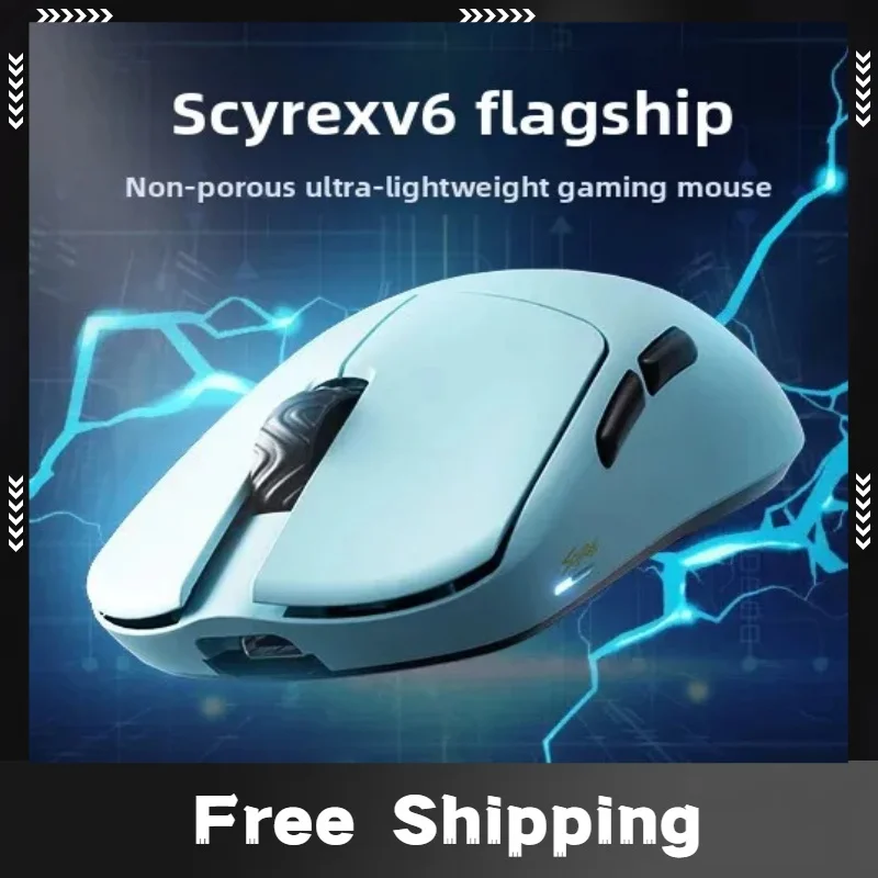 

Scyrox V6 Wireless Mouse Lightweight 30000 Dpi Gaming Mouse PAW3950 Ergonomic Mice Office PC Gamer Accessories laptop Gift