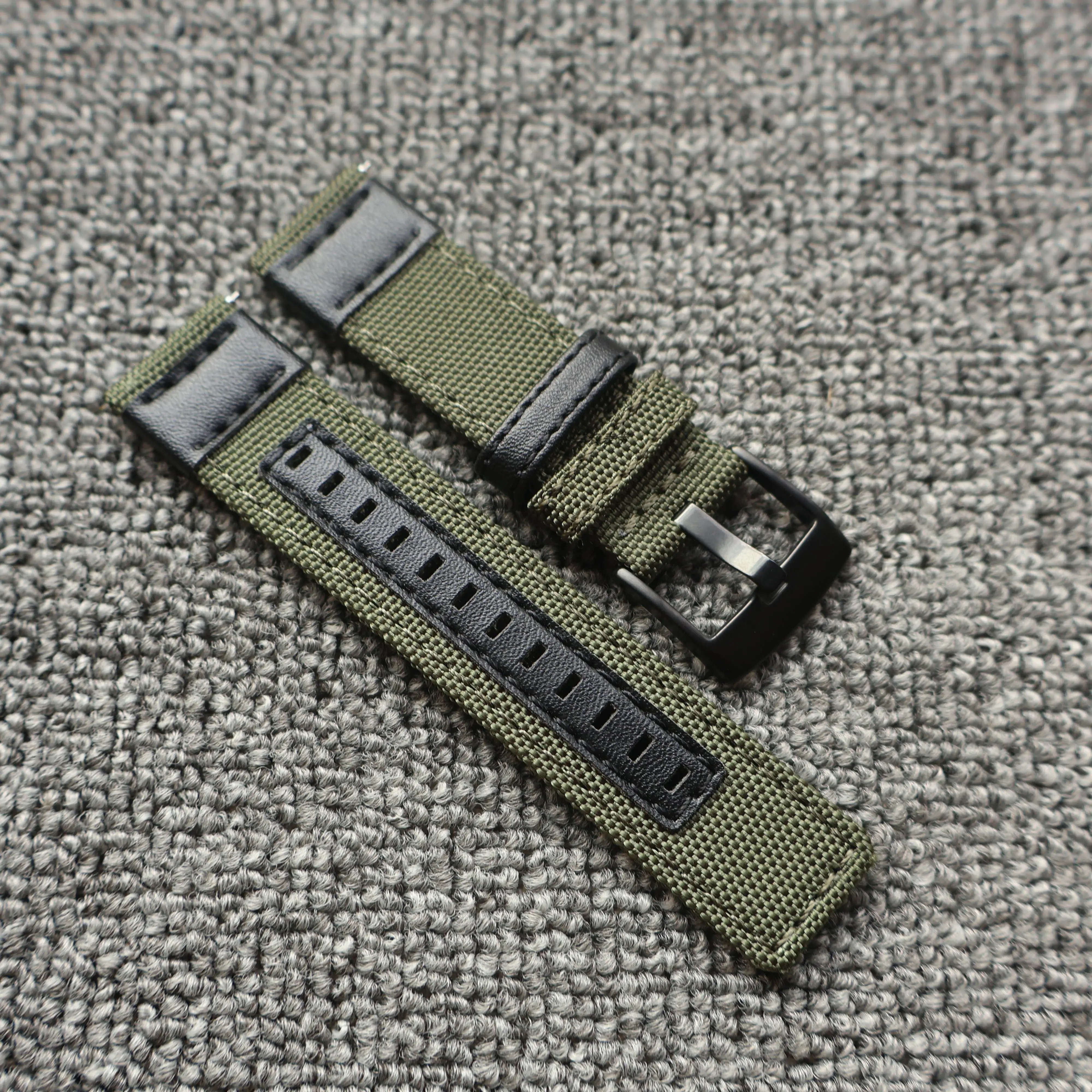 Strap 20 22mm nylon canvas watch strap men's and women's outdoor sports quick release strap
