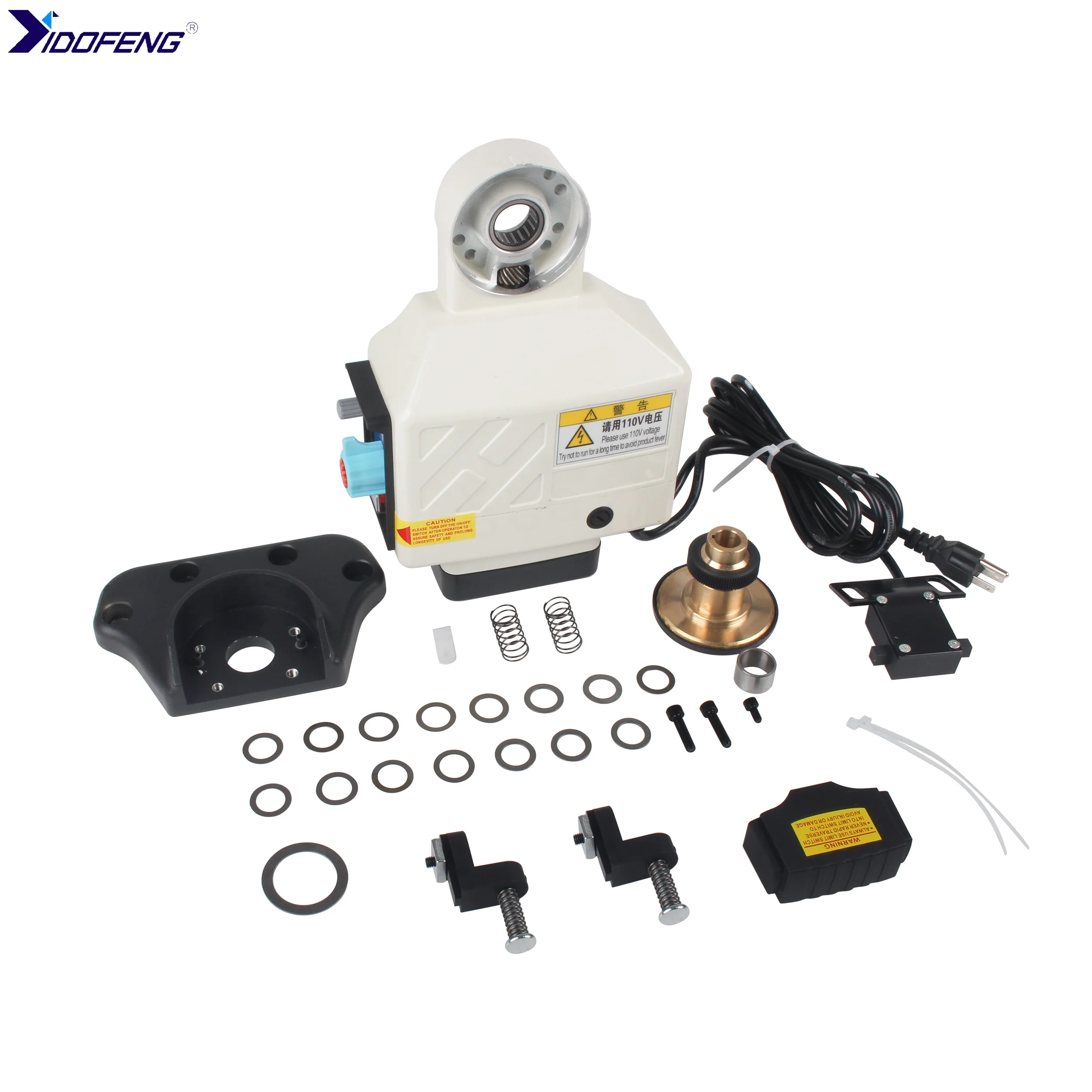 JN400S/500S X Y ZAxis Power Feed Kit For Bridgeport Milling Machine 0-210RPM 450 in-lb Torque Low Noise Precise Bearing Durable