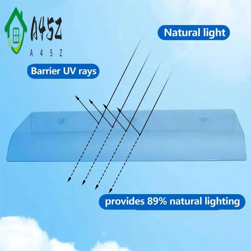 

A45Z-40X40cm Household Window Transparent Canopy Outdoor Rainproof Board Charging Pile Patio Front Door Awning Canopy