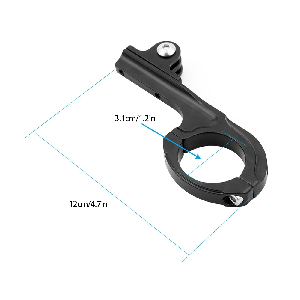 1 قطعة 31.8 مللي متر Q-نوع عمل كاميرا مشبك معدني الدراجة المقود تصاعد قوس ل Gopro بطل