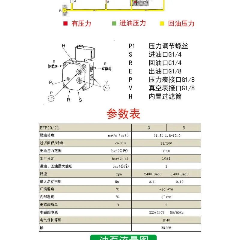 Burner Accessories Oil Pump BFP21 R5, R3, L5, L3 Burner Oil Pump Accessories