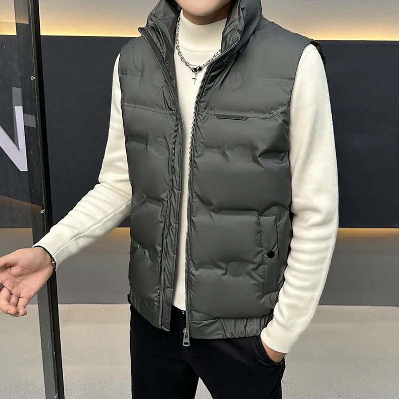 YEAE Men's Sleeveless Jacket Designer Clothes Men Vest Man Dress Men's Winter Down Jacket Water Proof Luxury Puffer Padding Coat