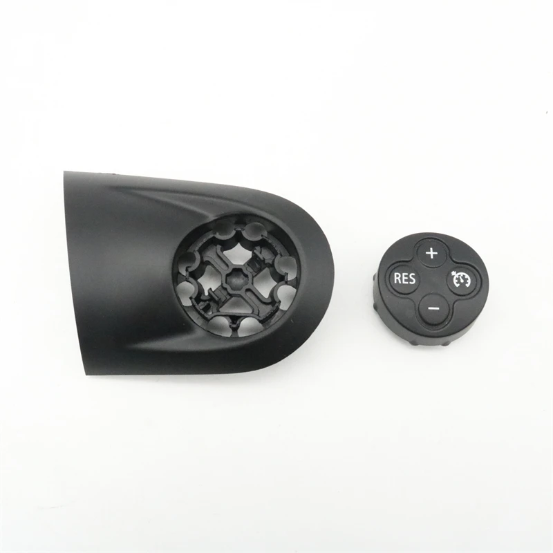 Penutup saklar kontrol kapal pesiar tombol Volume roda kemudi multifungsi untuk BMW MINI Cooper R55 R56 R57 R58 R59 R60 R61 07-14