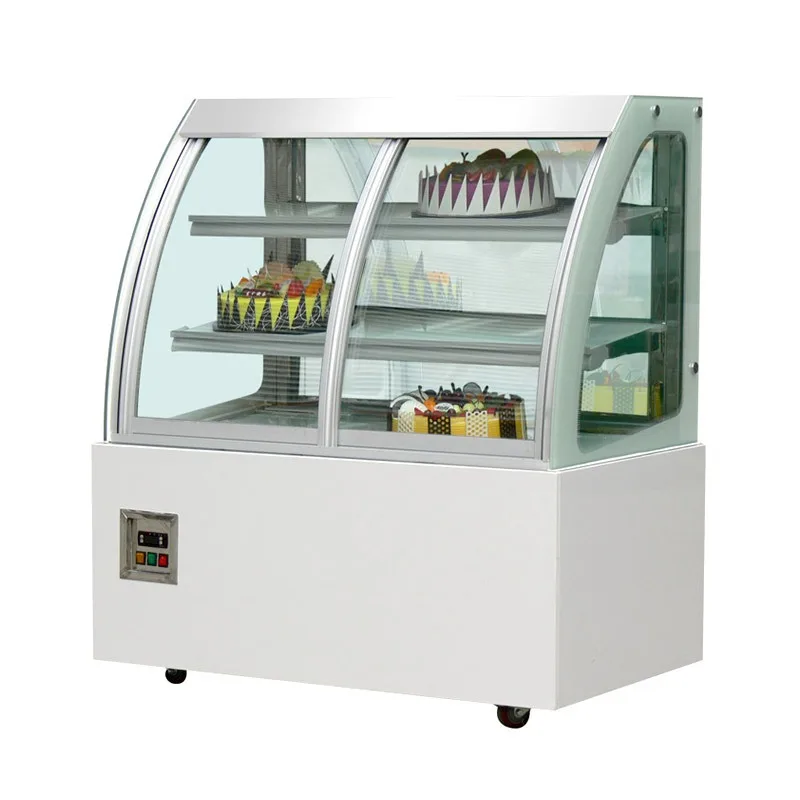 Cake countertop commercial refrigerated display cabinet, multi-layer display for bakery and dessert shop mousse fresh-keeping