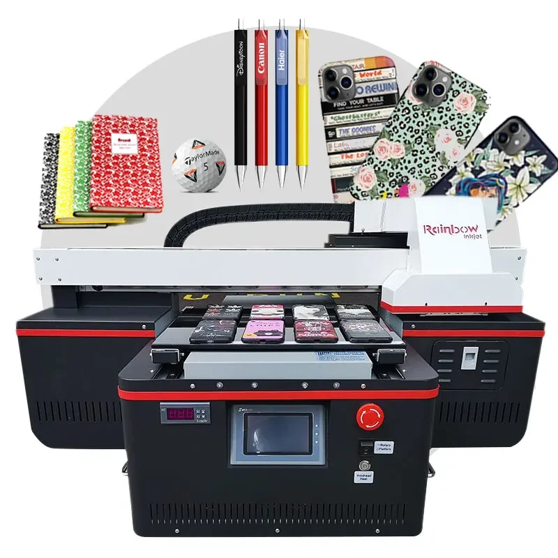 2022 Quick speed label card printing machine A3 4030 phone cases cover wood inkjet uv flatbed printer wholesale price