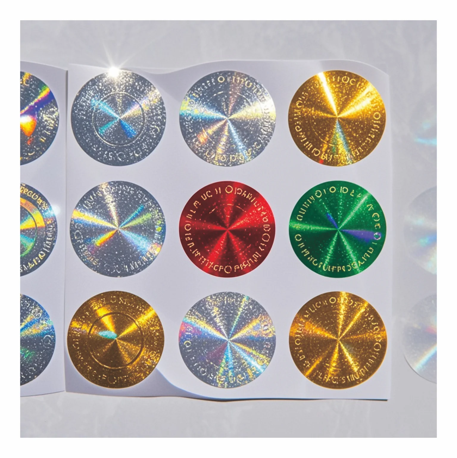 

Professional With Hologram Sticker Sheet Holographic Sticker Sheet With Great Price