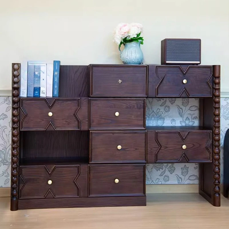 Scarpiera retrattile in legno massello, armadio portaoggetti integrato nell'ingresso della casa, cabina con porta decorativa per interni