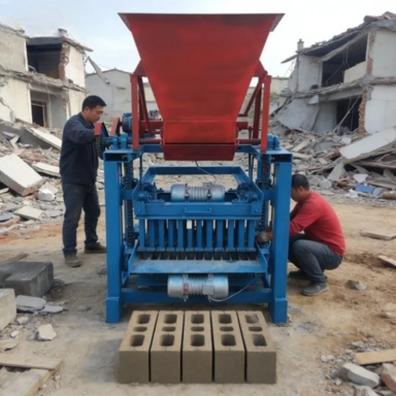 

Customized Multi-Function Brick Molder 15 Molds Included Hollow/Solid/Paving Blocks One Machine