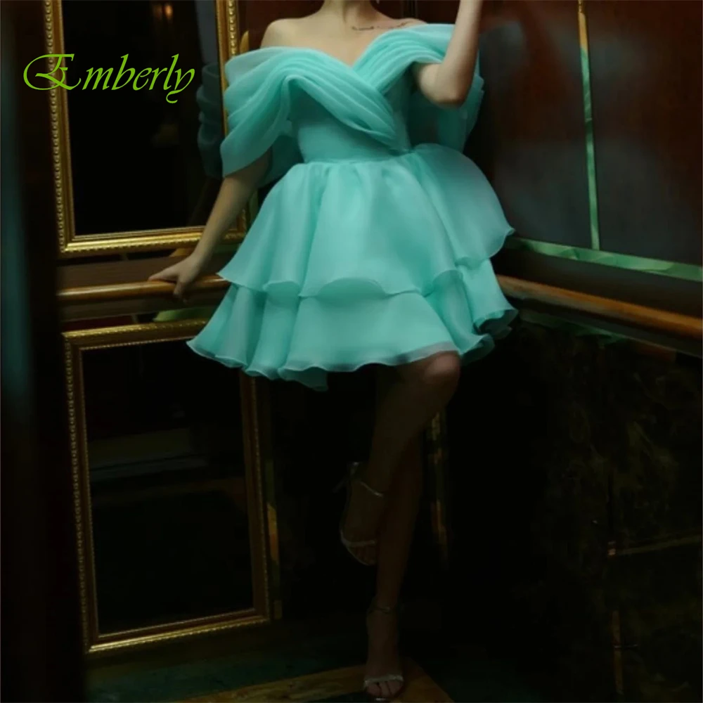 Vestido de noche personalizado con cuello en V y hombros descubiertos, vestido clásico de tul sin mangas con cordones en la espalda, vestidos de fiesta para graduación para mujer