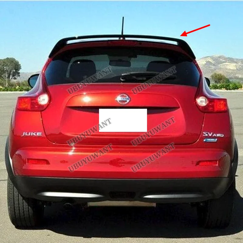 For Nissan Juke Spoiler 2010 2011 2012 2013 2014 2015 High Quality ABS Material Car Rear Wing Primer Color Rear Wing Lip Spoiler