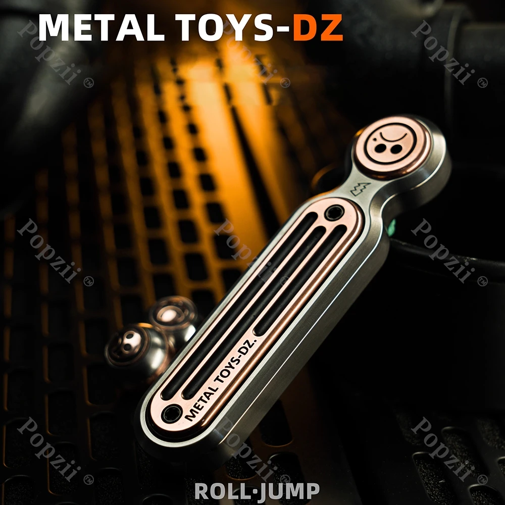 Juguetes de Metal Dz Cyber Ball, deslizador de empuje, juguetes para aliviar el estrés, múltiples formas para jugar, Spinner de cuentas EDC, juguetes inquietos