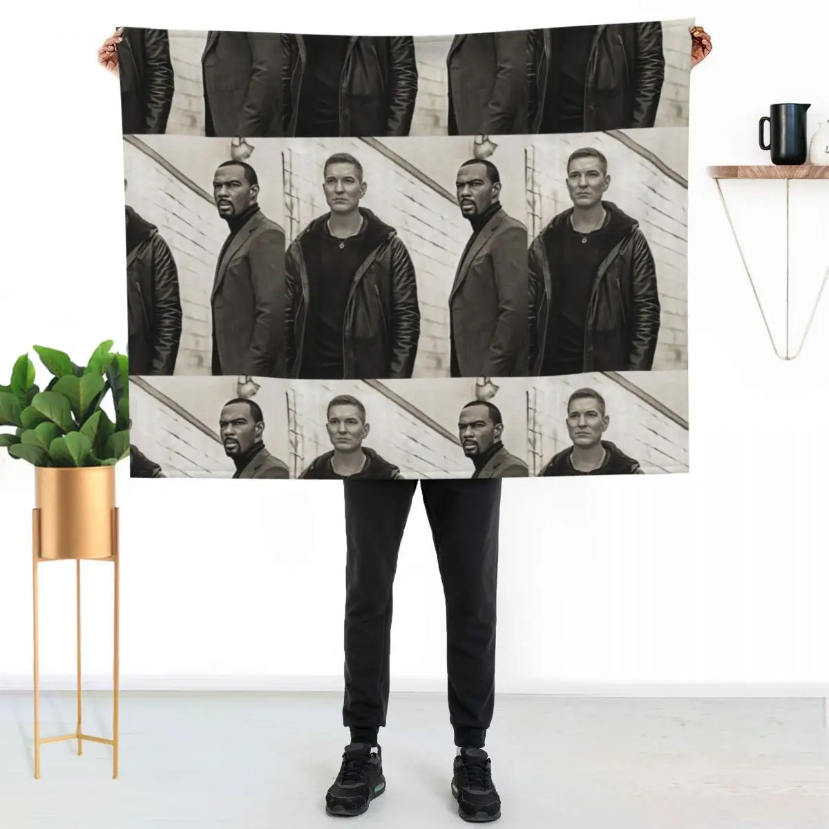 Ghost and Tommy Power Throw Blanket Thermals For Travel Soft Big Bed covers halloween Polar Giant Sofa Blankets