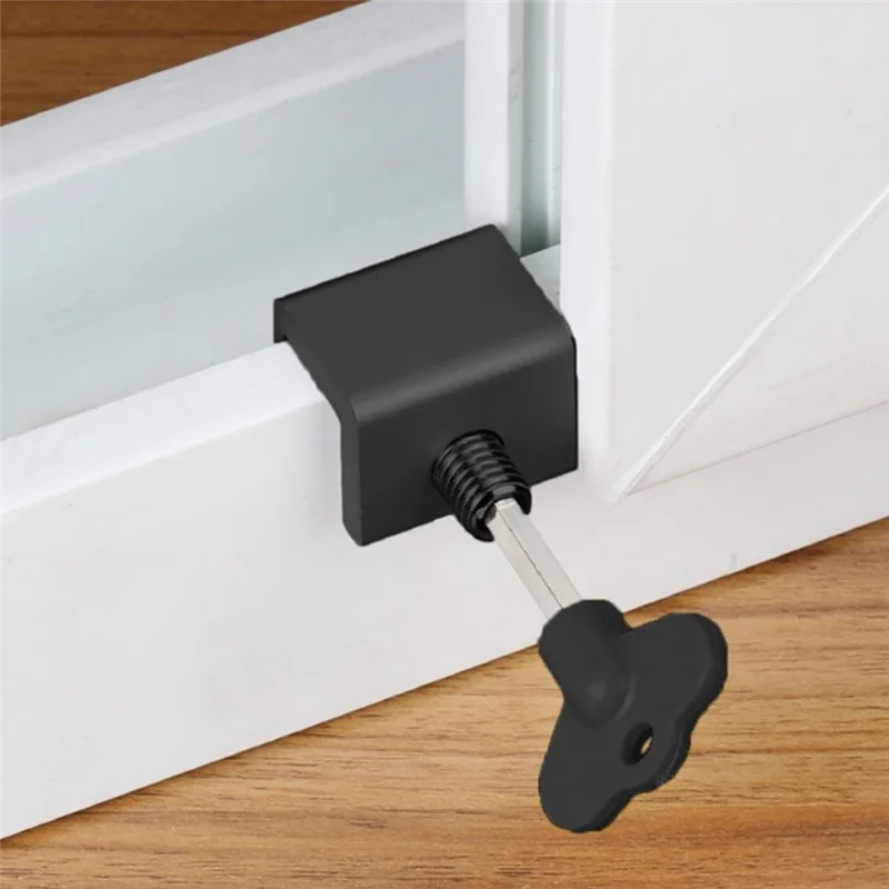 20Pcs Single Hole Door Locks Sliding Door Lock Window Safety Lock Windows Restrictor Stopper Anti-Theft Cabinet Locks Durable