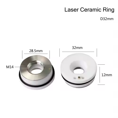 Laser Ceramic Body Nozzle Holder Ring D32/M14 D28/M11 WSX Precitec Raytools Fiber Cutting Head Procutter Lightcutter BT230 BT240 - Image 7