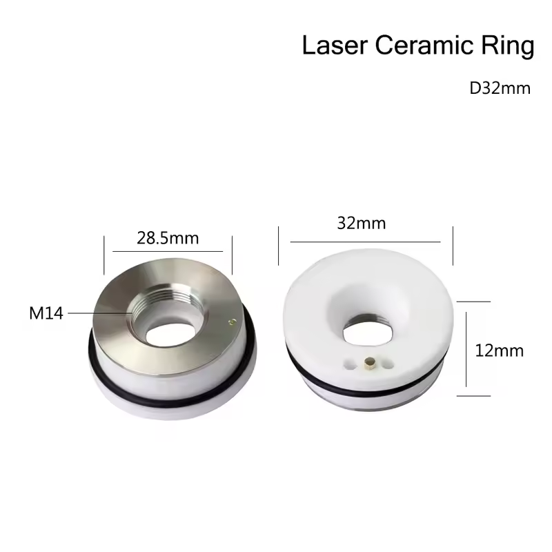Laser Ceramic Body Nozzle Holder Ring D32/M14 D28/M11 WSX Precitec Raytools Fiber Cutting Head Procutter Lightcutter BT230 BT240 - Image 7