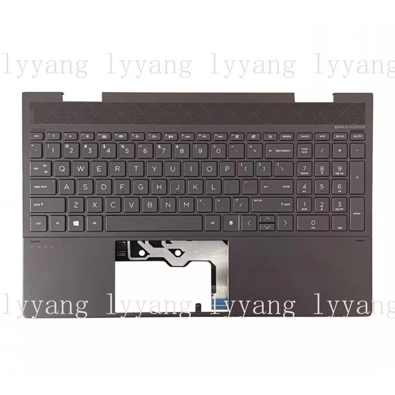 f  New For HP ENVY X360 15-EE 15-ED 15M-EE Palmrest Top Case with Backlit Keyboard
