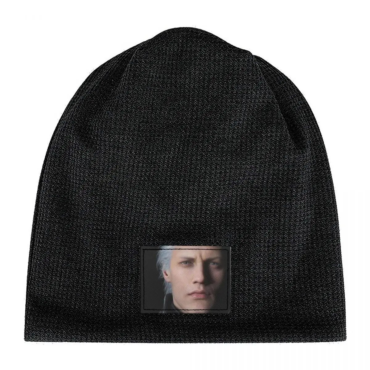 Devil May Cry 5 - Vergil Poster Skullies Beanies Hats Warm Autumn Winter Outdoor Cap Fleece-Lined Bonnet Caps