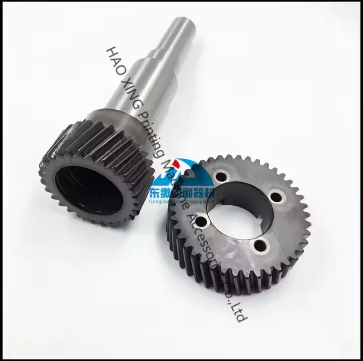 Peças sobressalentes para máquinas de impressão, eixo de engrenagem para mitsubishi d3000 v3000, acessórios de impressão offset, 28 dentes e 41 dentes