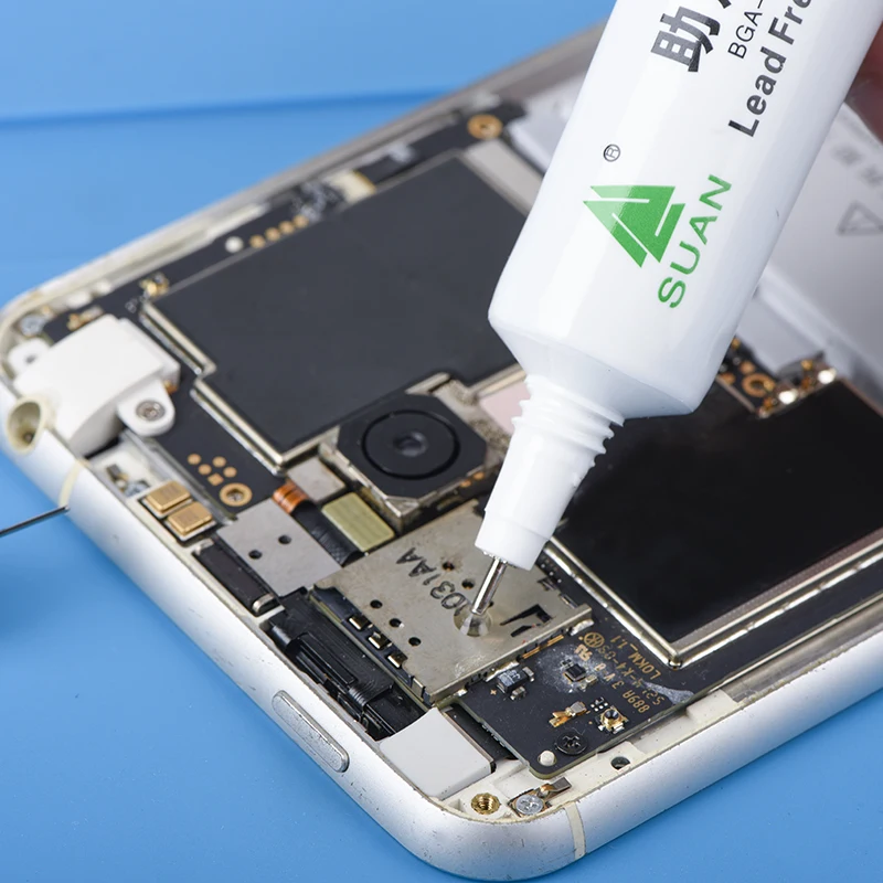 Imagem -03 - Fluxo de Solda Pasta de Solda Bga Chip Smd Reparo de Celular Agulha de Solda Cilindro de Ferramentas de Fluxo de Óleo 15g de Alta Qualidade