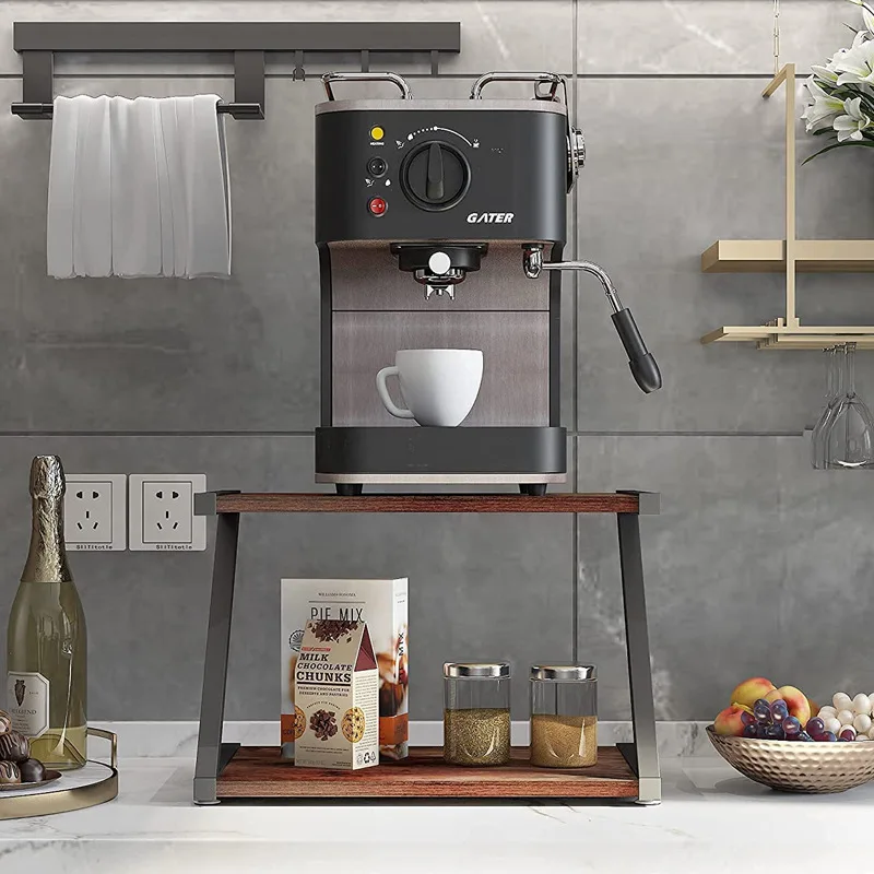 Multi Functional Wooden Storage Rack Z-shaped Desk, Printer Storage Shelf Multi-layer Simple Desk Bookshelf