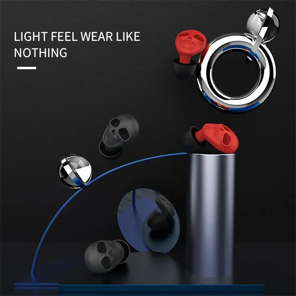 Silicone Noise Cancelling Earplugs Anti-noise Earplug For Travel Sleeping Ear Protection Reusable Waterproof Swimming Ear plugs