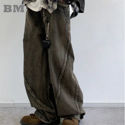 American Streetwear High Quality Baggy Jeans For Men Women Hip Hop Trousers Vintage Casual Denim Cargo Pants Korean Jeans Unisex