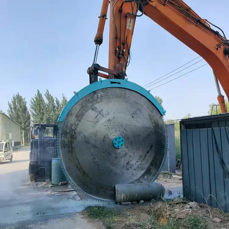 Energy-Saving Hydraulic Rock Saw Attachment High Afficiency Rock Saw for Low-Carbon Construction Site Operations