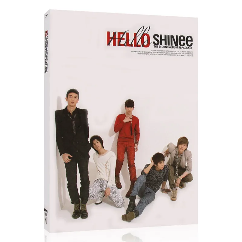 

SHINee The 2nd Repackage Album HELLO Pop Group Music Record Audio CD Album Disc Set for Music Fans Personal Collection