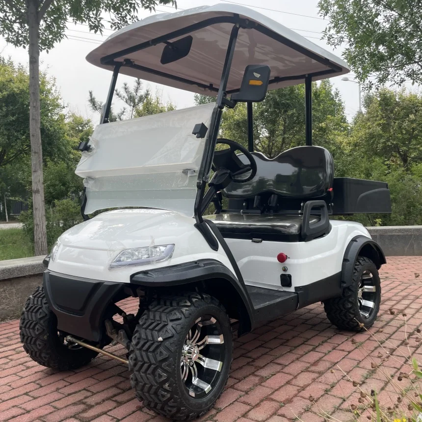 Luxury Golf Cart Competitive Factory Price Cargo Cart Electric Golf Cart High Performance Electric Bicycle With Rear C