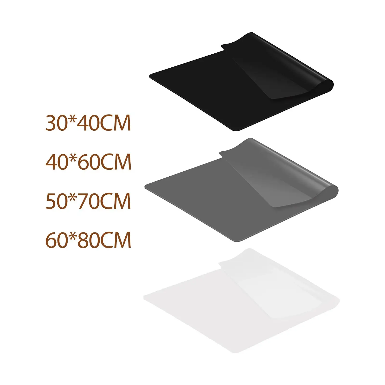 Silicone Mat for Baking Placemat Rolled Folding Silicone Sheet for Crafting Projects Household Apartment Housewarming Gift