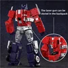 Robot de Transformation en alliage de 32cm, Collection de figurines d'action Optimus Prime, modèles de jouets en boîte 4