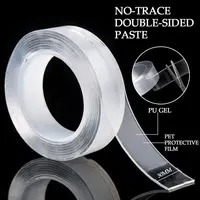 1/3/5m Nano Tape Double-Sided Adhesive Tape Traceless Waterproof Tape For Bathroom Kitchen Sink Tap Gel Sticker 2