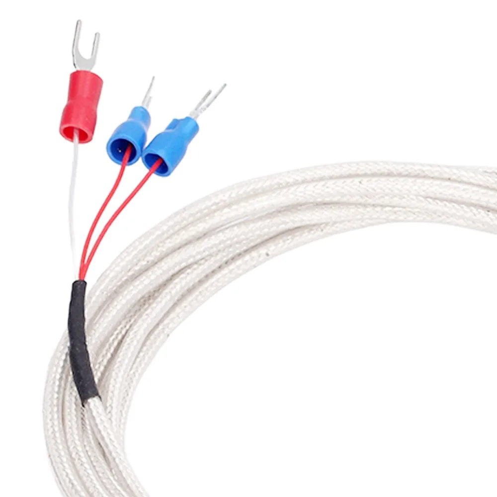 3m Pt100 Temperature Sensor Stainless Steel 3 Wire Thermistor Probe Fast Response Temperature Sensor Probe