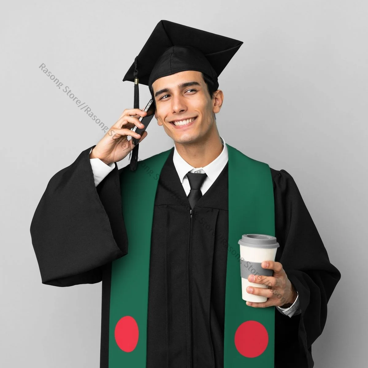 Graduação Roubou para Início Acadêmico, Bandeira Unisex de Bangladesh, Adulto Chorus Stole, Adulto Xaile Honor