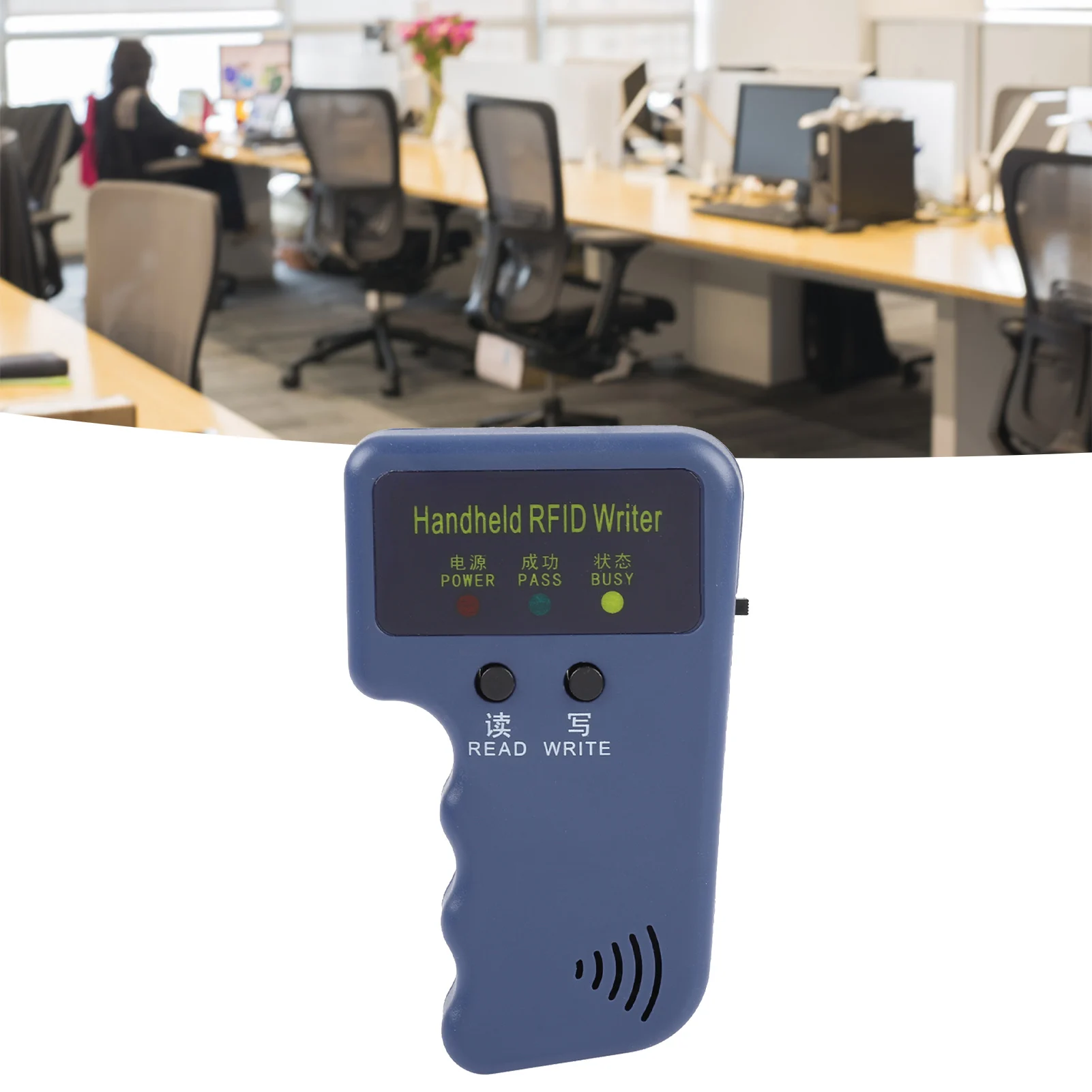 125KHz EM4100 Portable RFID Card Copier Plastic ID Card Writer Handheld ID Card Duplicator