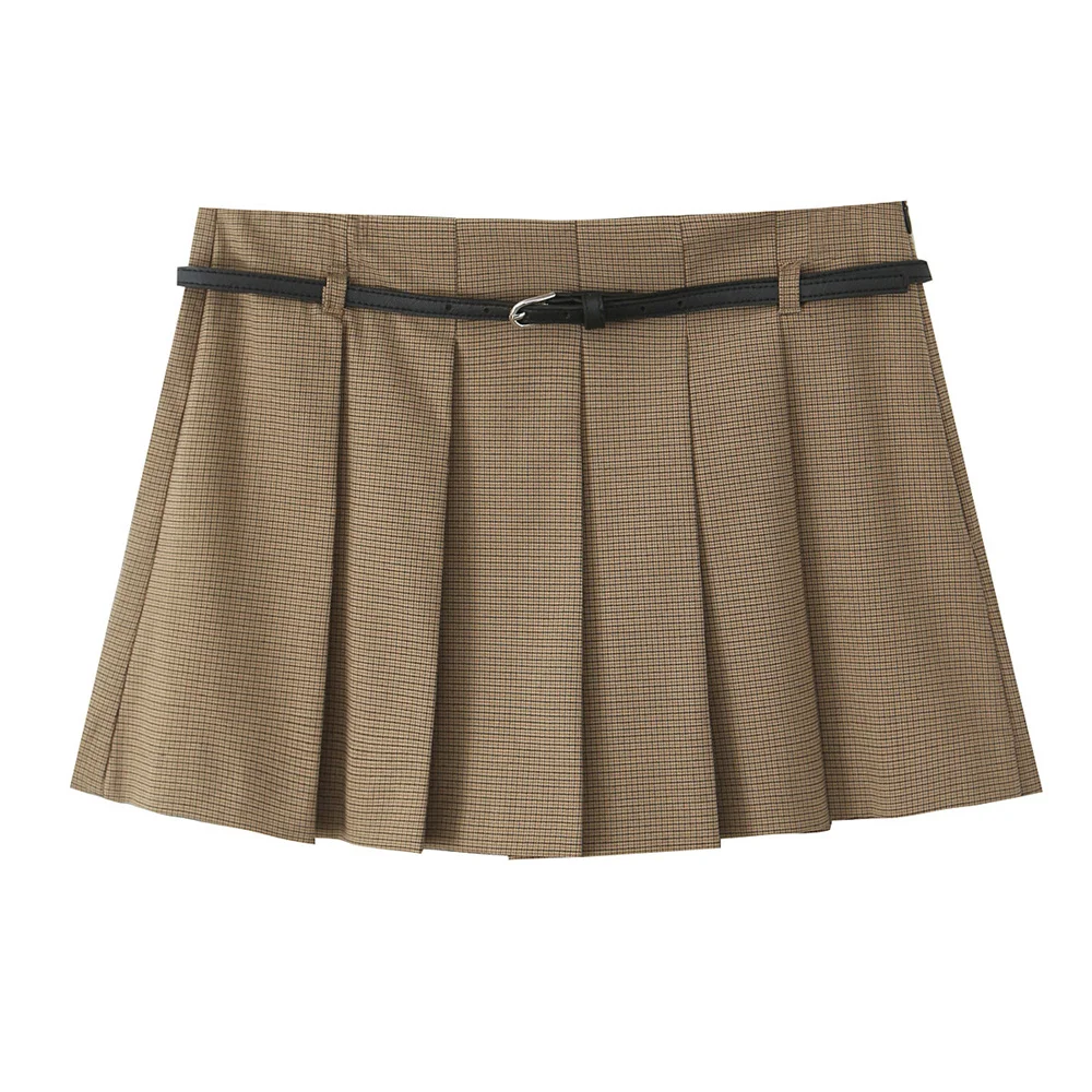2024 RARF autumn new European and American style slim fit and slimming pants with waist belt and wide pleats for casual wear