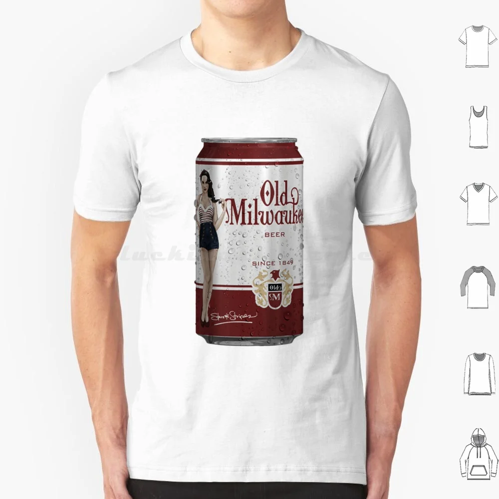 Camiseta de cerveza Old Milwauke, camiseta fresca de algodón 6xl, Topo Chico, Topo, agua Mineral, Texas, México, Topochico, Topo Chico duro