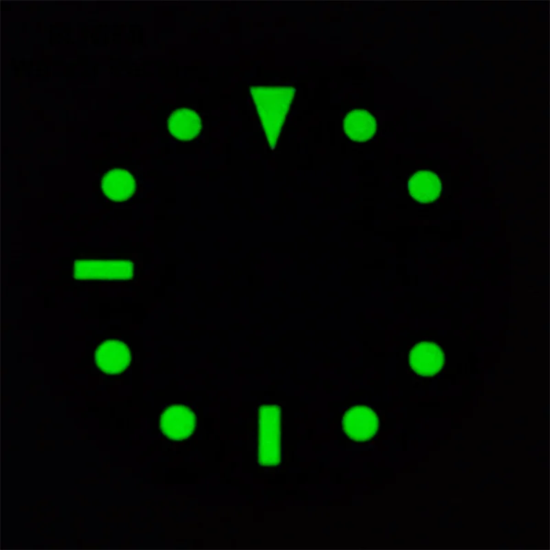 BLIGER-Cadran de Montre Sterys Noir Blanc Vert Shoous, Cadran Vert pour NH35, Fit 3.0, 39 Montres, Pièces Accessoires de Mouvement, 29mm