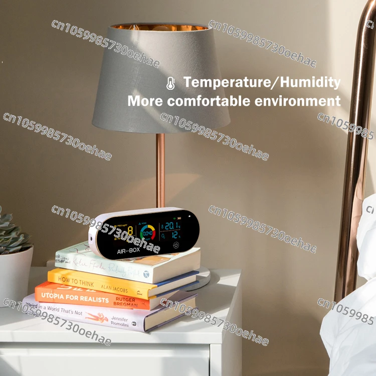 Oczyszczacz jakości powietrza w gospodarstwie domowym Temperatura i wilgotność H2, odpowiedni do PM2.5 PM1.0 HCHO