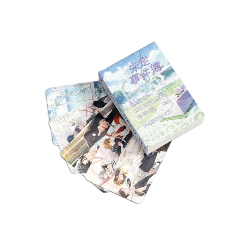 50PCS Tears of Themis Game Laser Lomo Card Set - Karakter Raven Libra King Marius Photocard HD Hadiah Cosplay