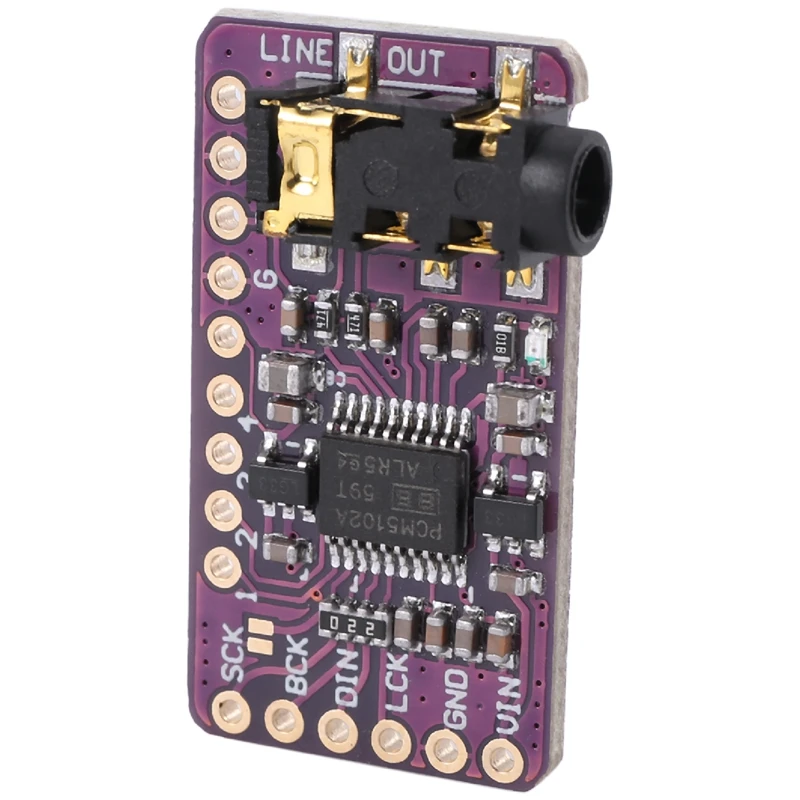 PCM5102 I2S IIS Digital Audio DAC Decoder Module Stereo DAC Digital-To-Analog Converter Voice Module For Raspberry Pi